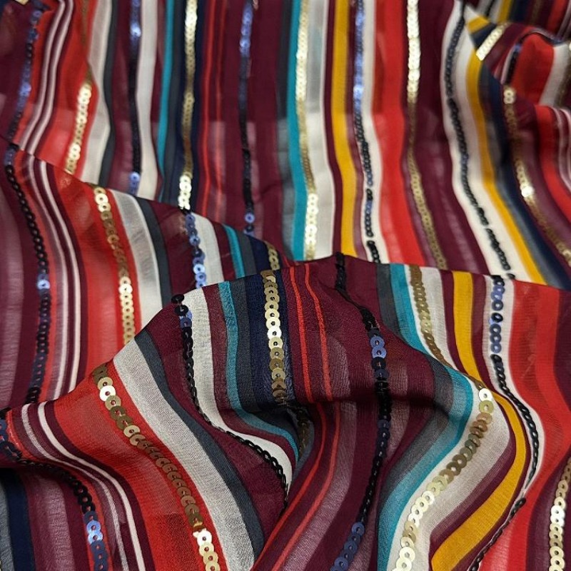 Renkli Çizgili İşlemeli Payet  - Ethnic Fashion Design incelemesi ve fiyatı