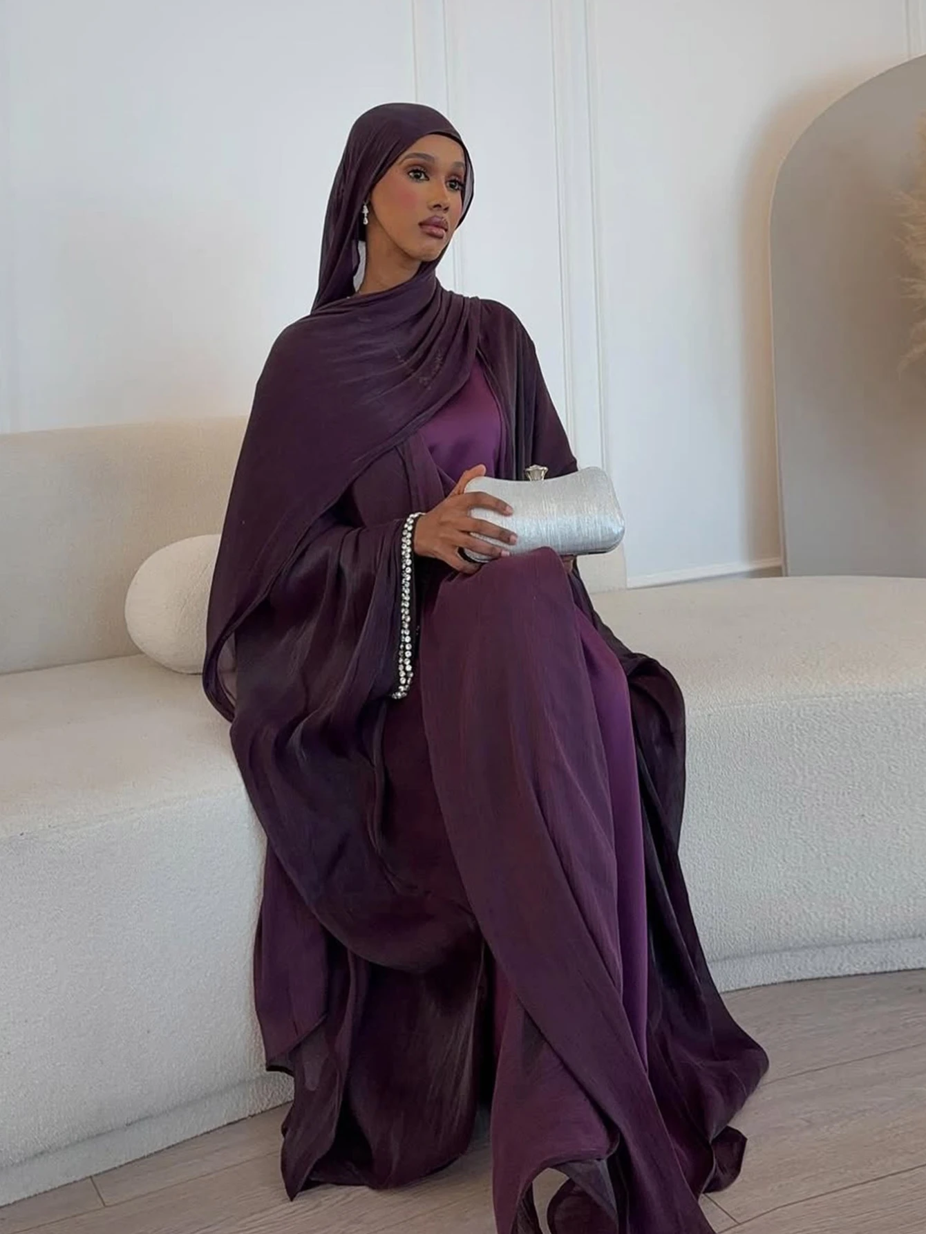 Ramazan Bayramı Müslüman Abaya - Jalabiya Women Arabic incelemesi ve fiyatı