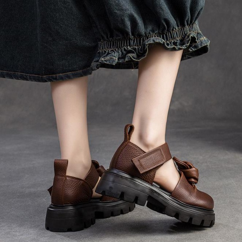 5 cm Etnik Düğüm Platformu Kam - Ethnic Fashion For Women incelemesi ve fiyatı