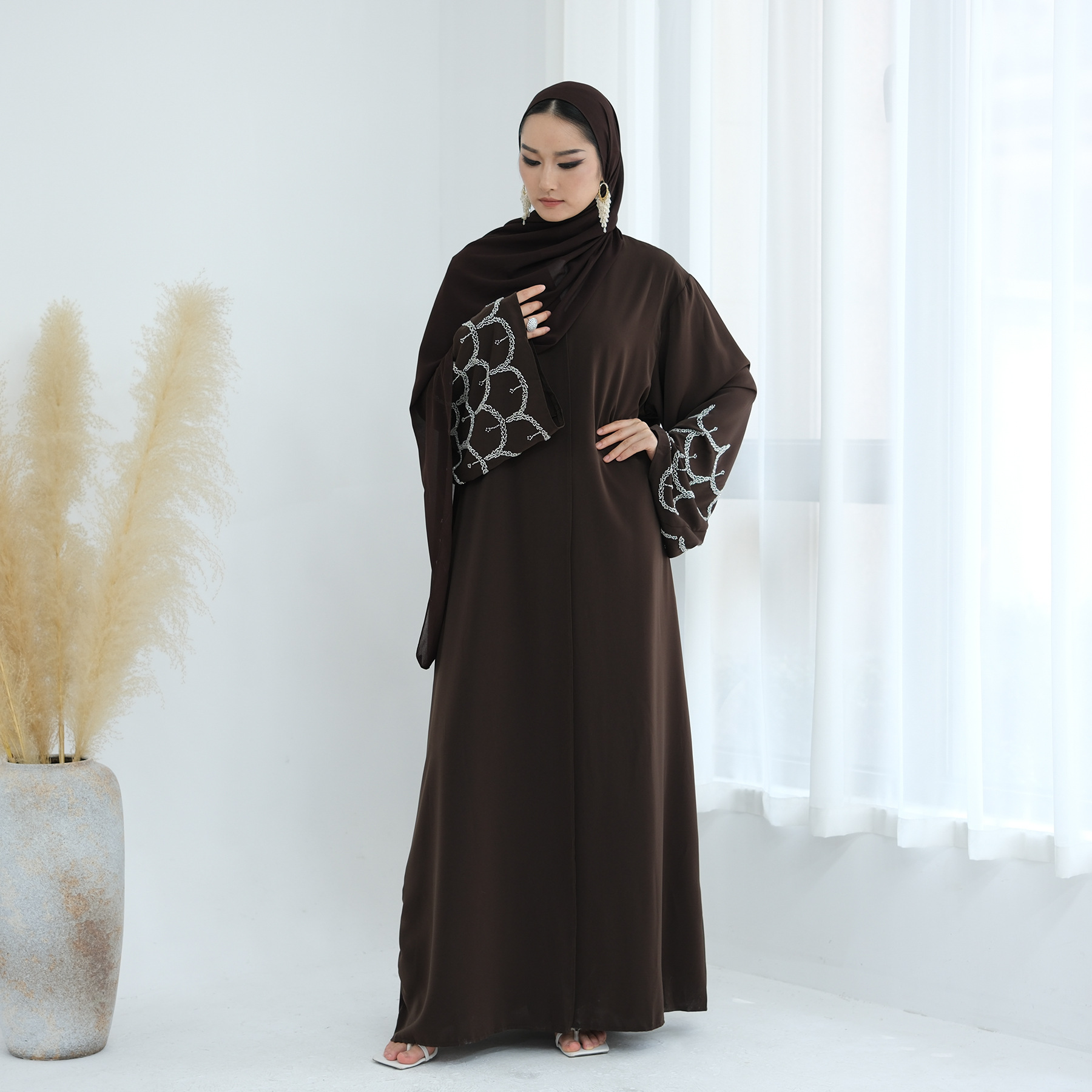 Nakışlı Kadın Elbisesi Abaya h - Jalabiya Women Arabic incelemesi ve fiyatı