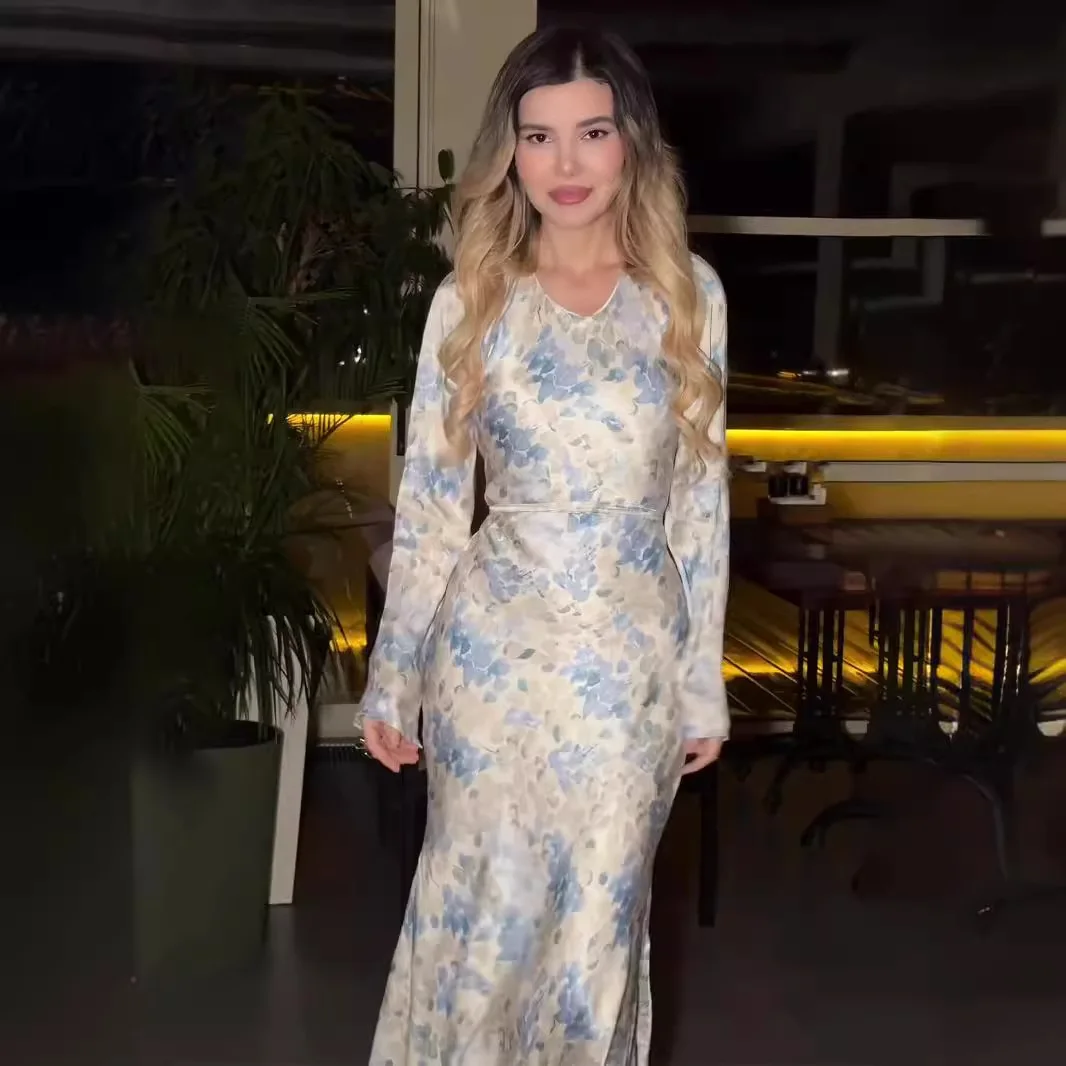 Eid Müslüman Abaya Kadınlar iç - Jalabiya Women Arabic incelemesi ve fiyatı