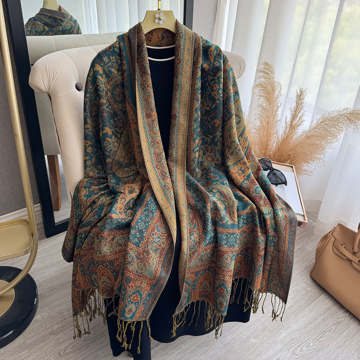 2025Püskül Battaniye Tasarımı  - Ethnic Fashion Design incelemesi ve fiyatı