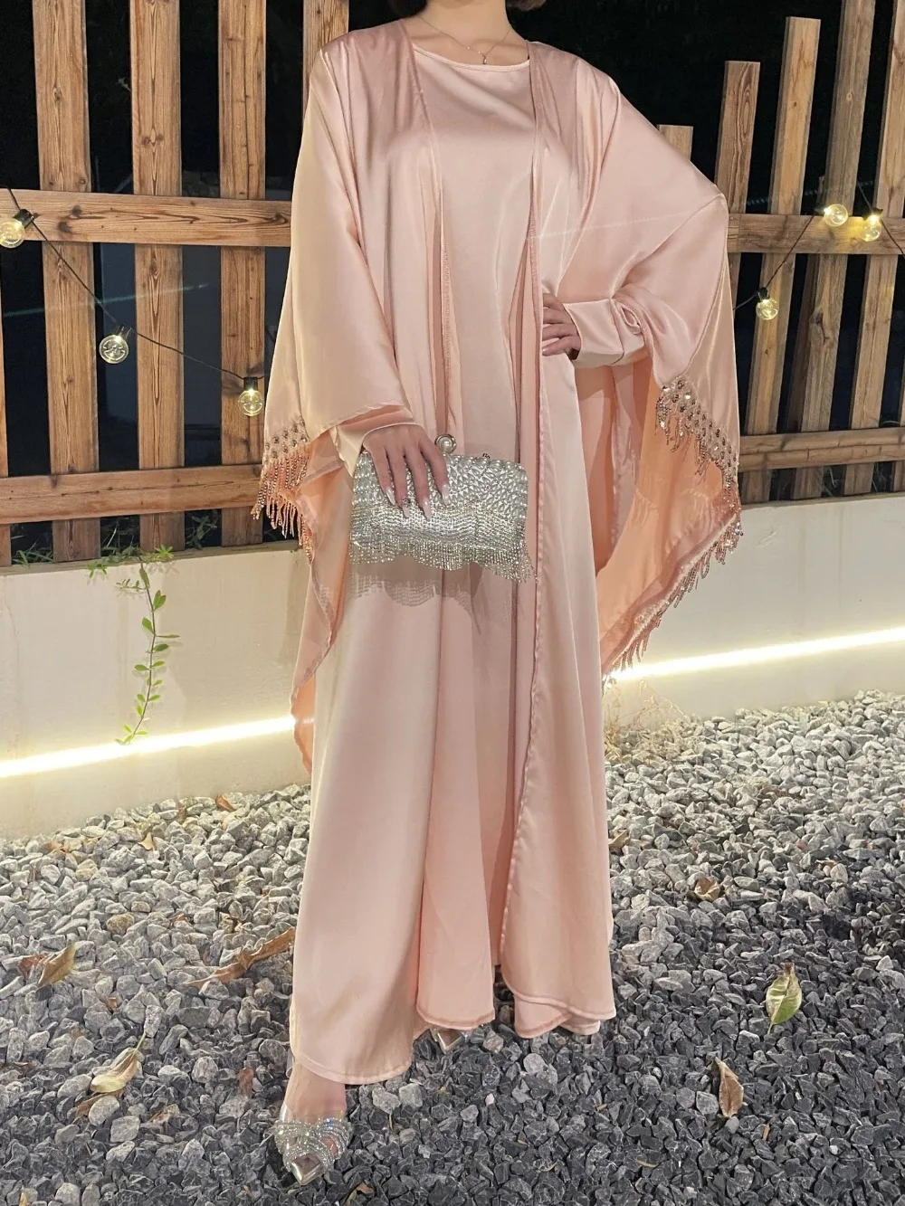 Müslüman Kadın Abaya Elbise 2  - Jalabiya Women Arabic incelemesi ve fiyatı