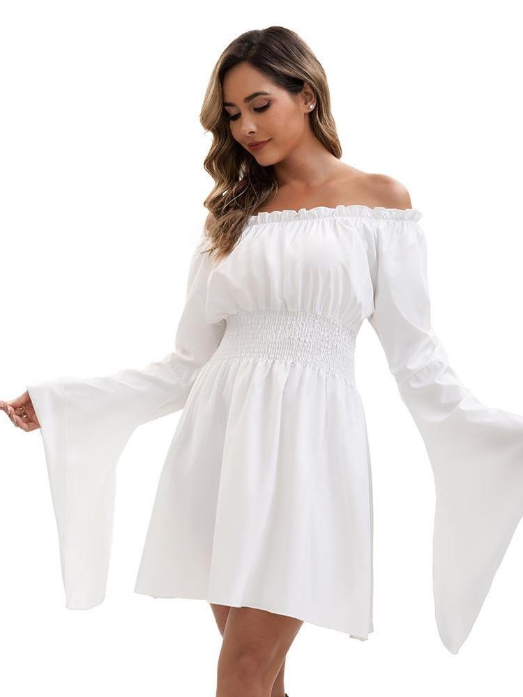 Retro Ortaçağ Rönesans Tek Omu - Ethnic Fashion Design incelemesi ve fiyatı